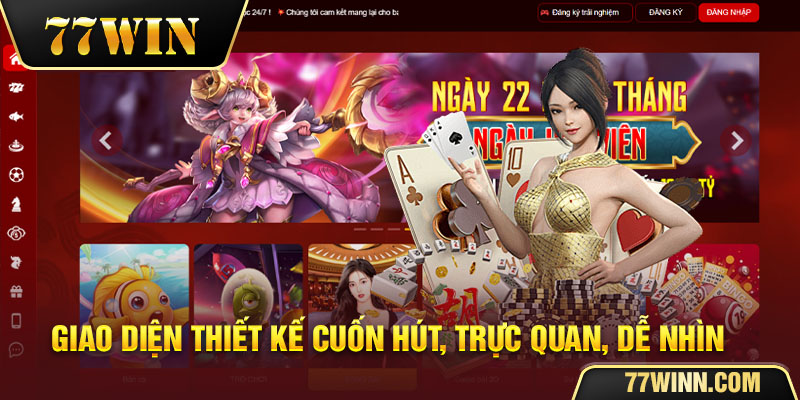 Giao diện 77win