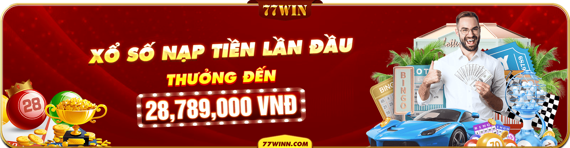 Xổ số 3 miền trực tuyến tại 77win